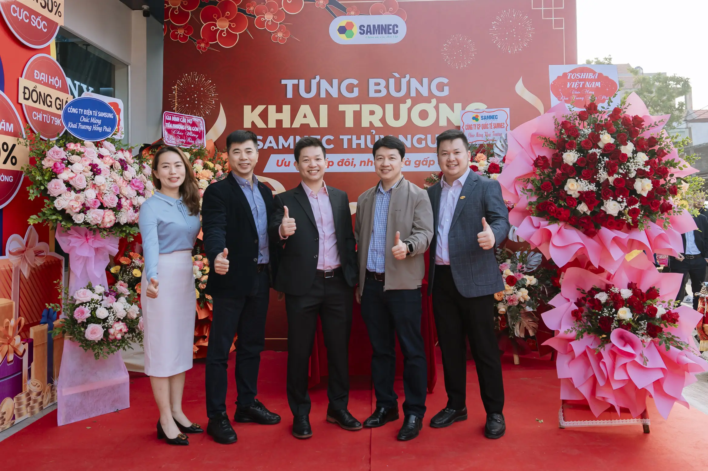 Khai trương samnec Thủy Nguyên có sự hiện diện của các hãng