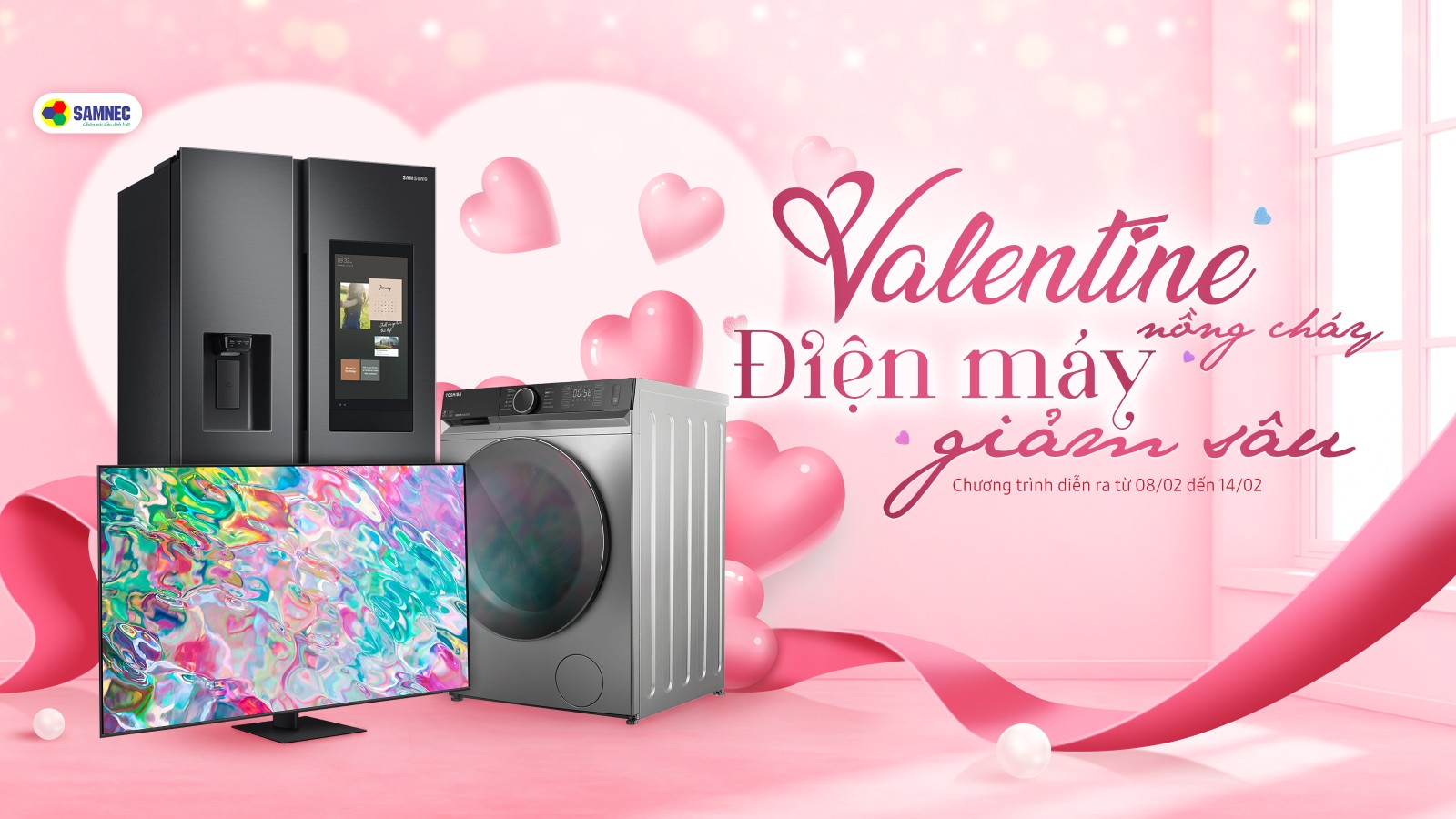 Khuyến mại Valentine nống cháy , điện máy giảm sâu