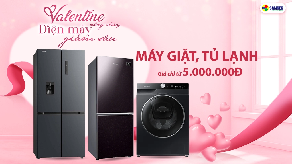 Tủ lạnh, máy giặt các hãng Samsung, Toshiba, Beko giảm sâu đến hơn 9 triệu đồng nhiều mẫu