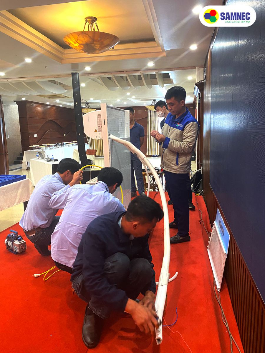 Đào tạo nâng cao tay nghề lắp đặt điều hòa Samsung