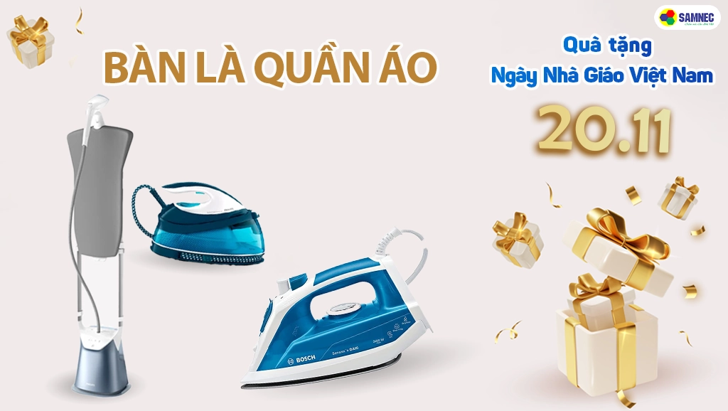 quà tặng ý nghĩa cho thầy giáo 20 tháng 11 bàn là quần áo