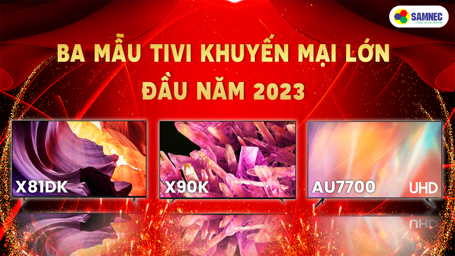 3 tivi khuyến mại lớn đầu năm 2023