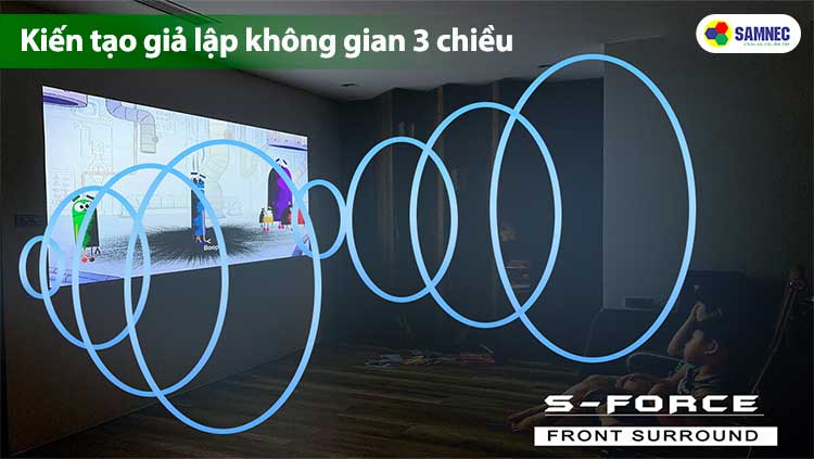 Công nghệ S-Force Front Surround trên tivi Sony