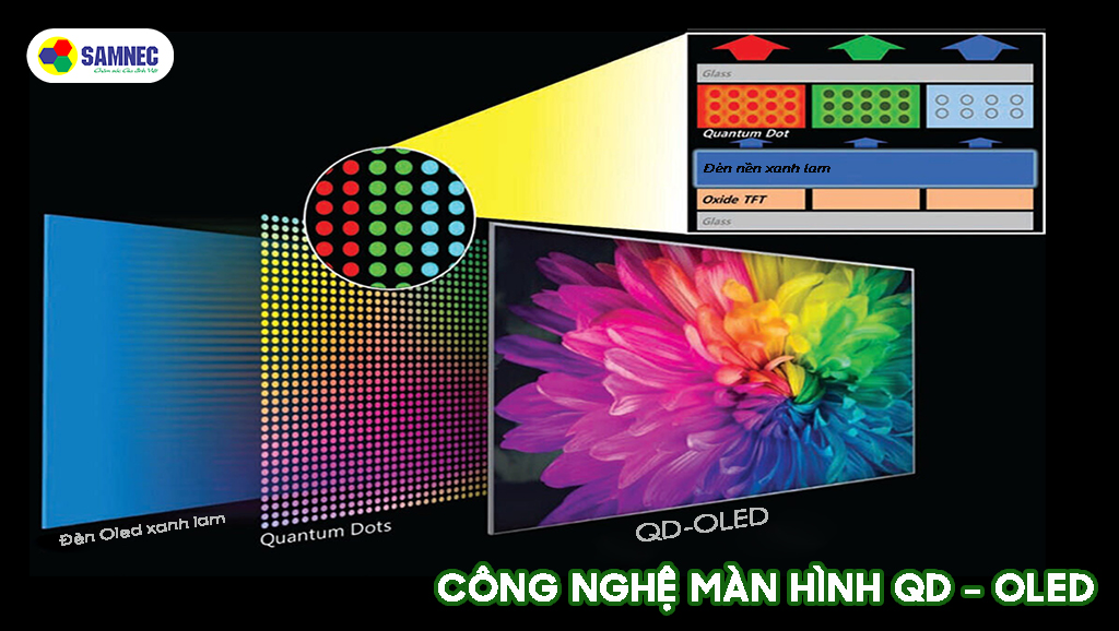 Cấu tạo màn hình QD Oled