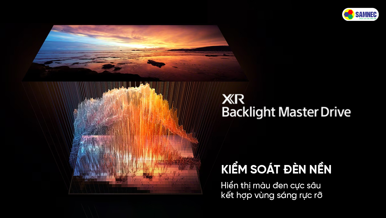 Công nghệ XR Backlight Master Drive trên tivi Sony
