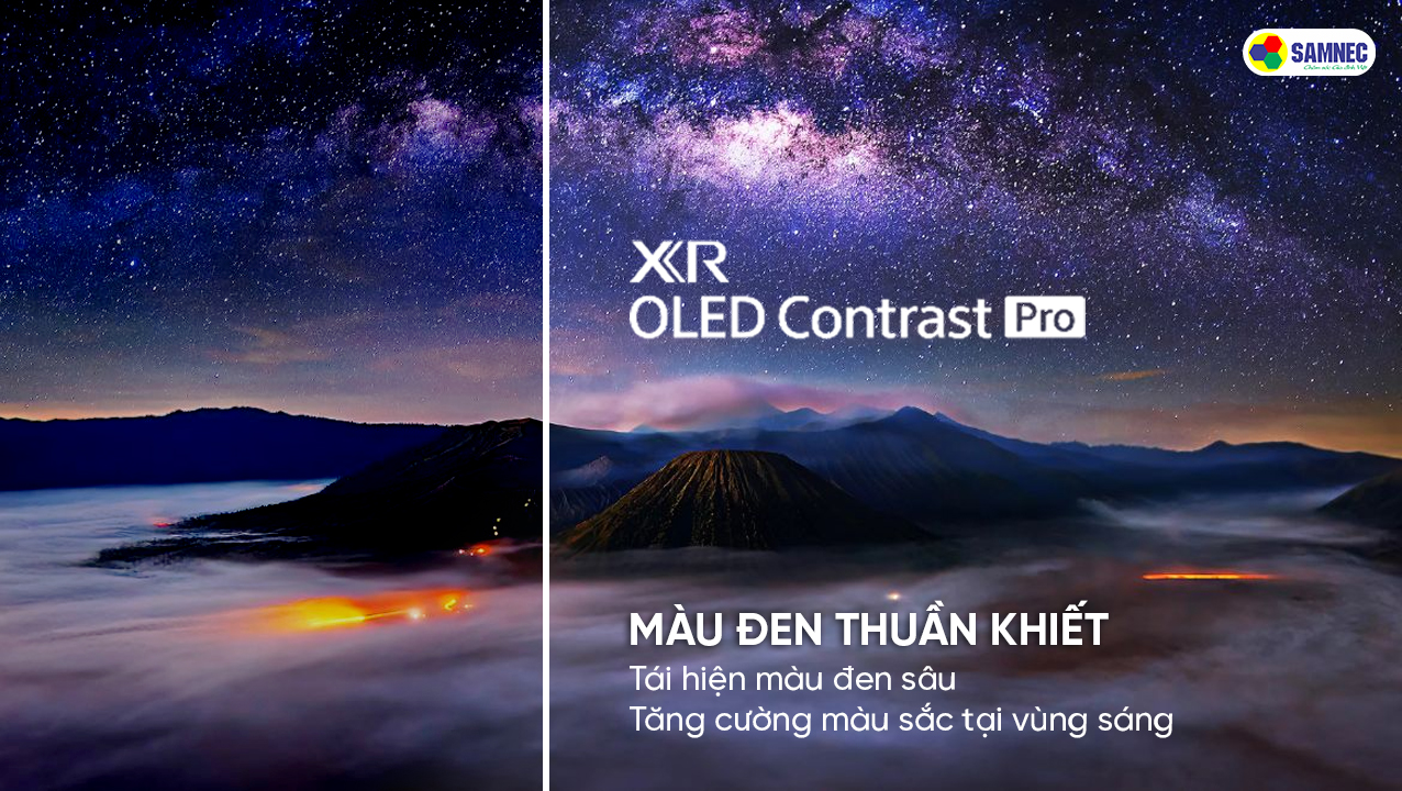Công nghệ cải thiện độ tương phản XR Oled Contrast Pro trên tivi Sony