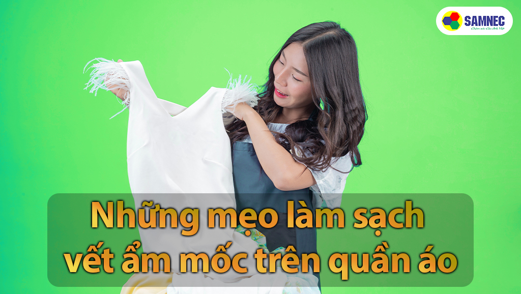 cách làm sạch vết ẩm mốc trên quần áo