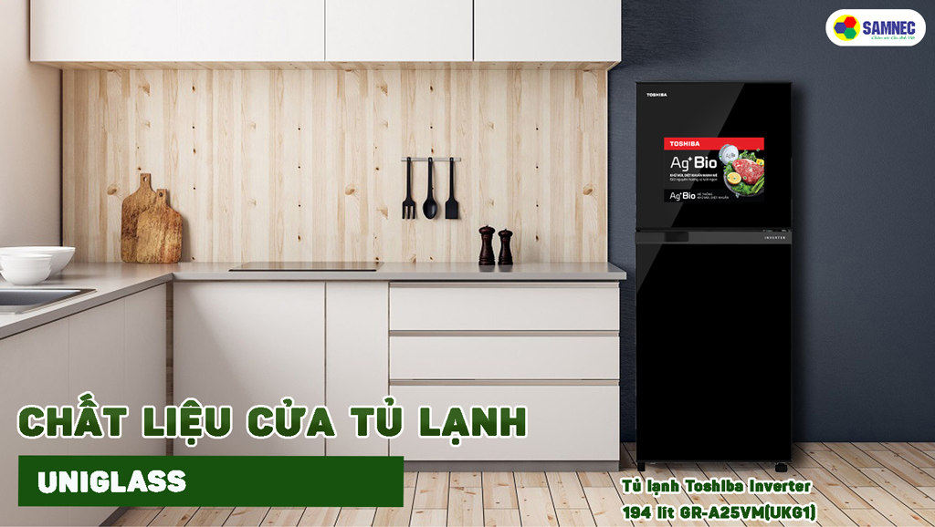 Tủ lạnh có vỏ ngoài bằng Uno Glass