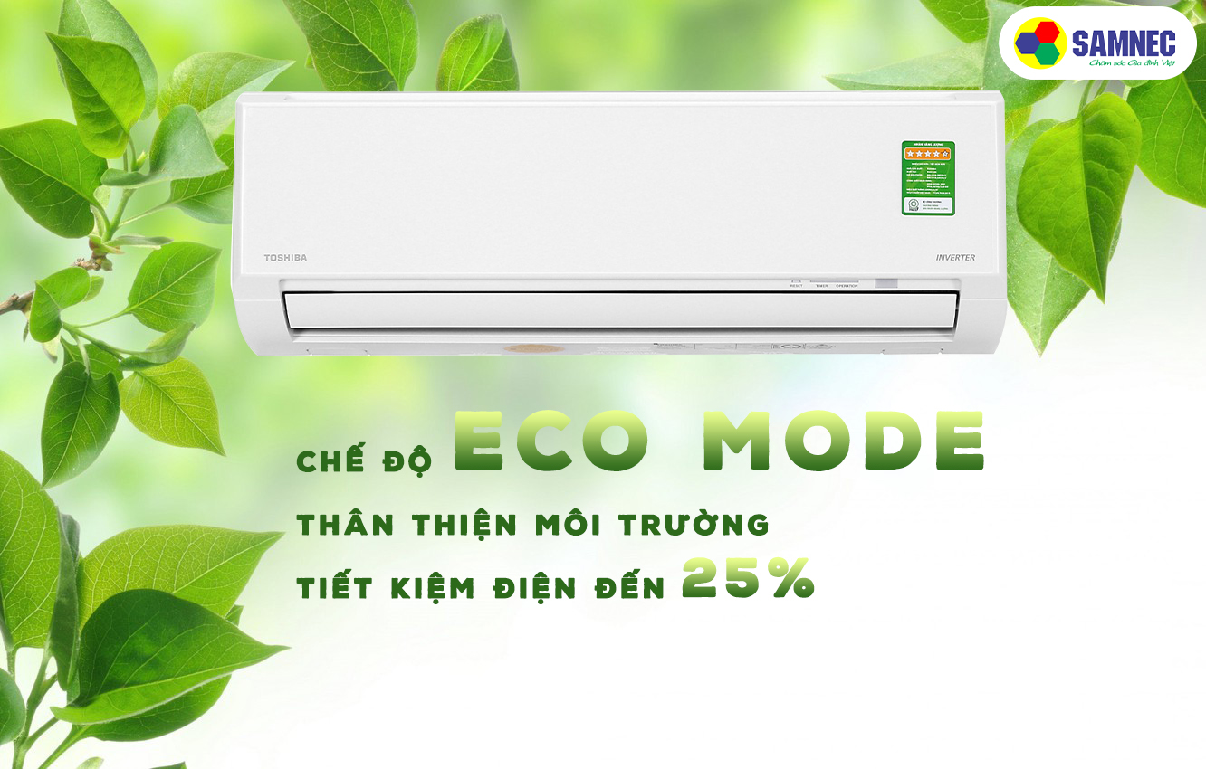Điều hòa Toshiba có chế độ Eco tiết kiệm điện