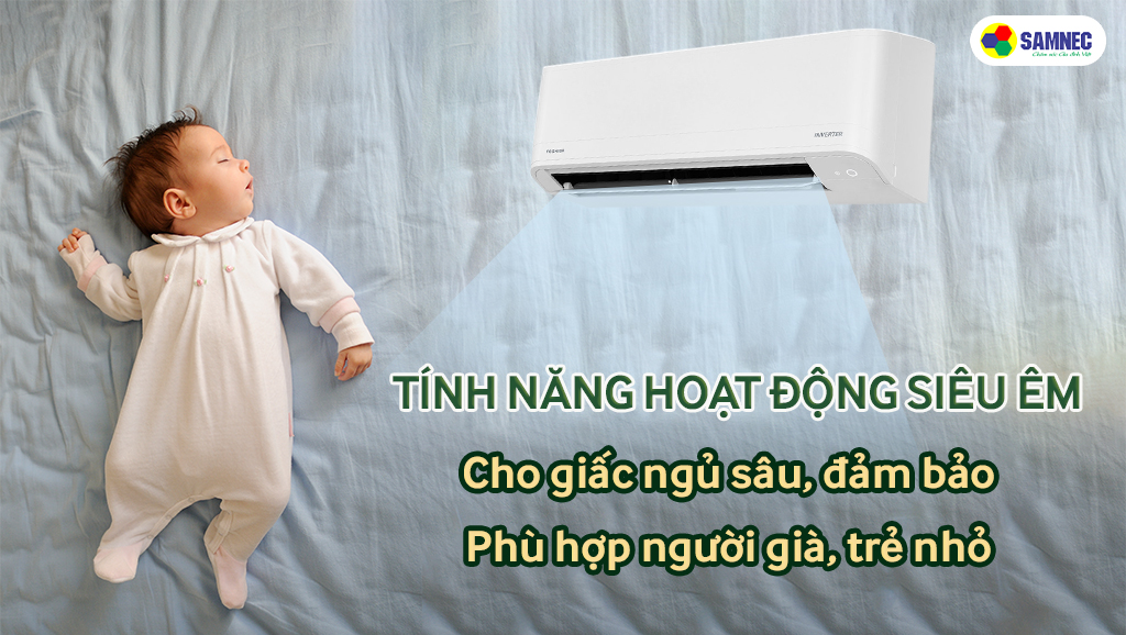 Điều hòa hoạt động siêu êm
