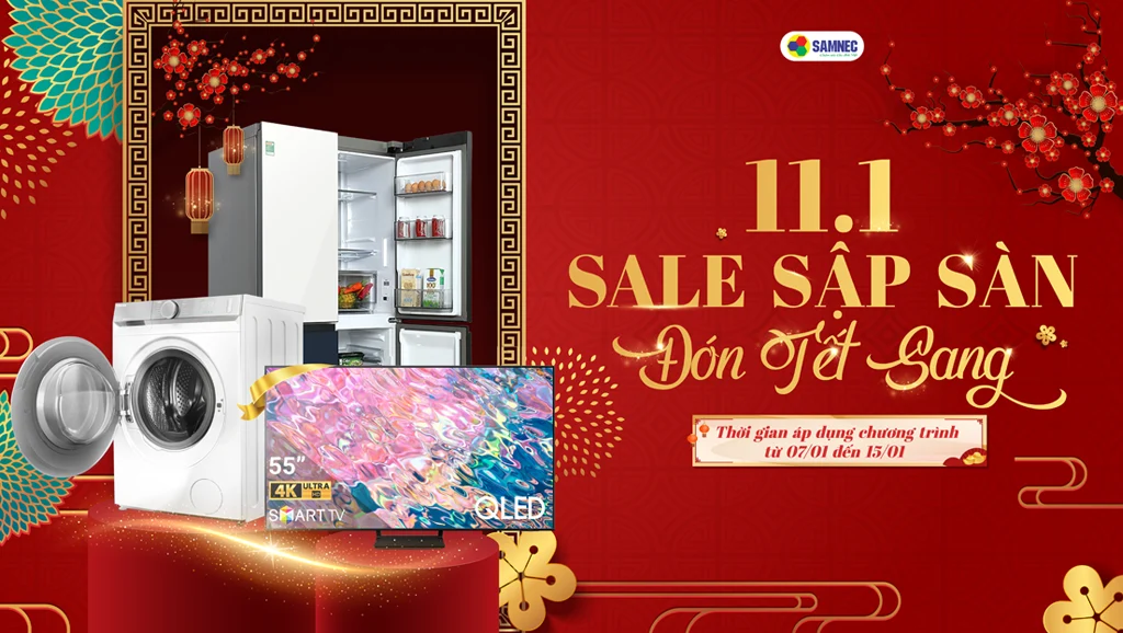 11 tháng 1 sale sập sàn đón tết sang