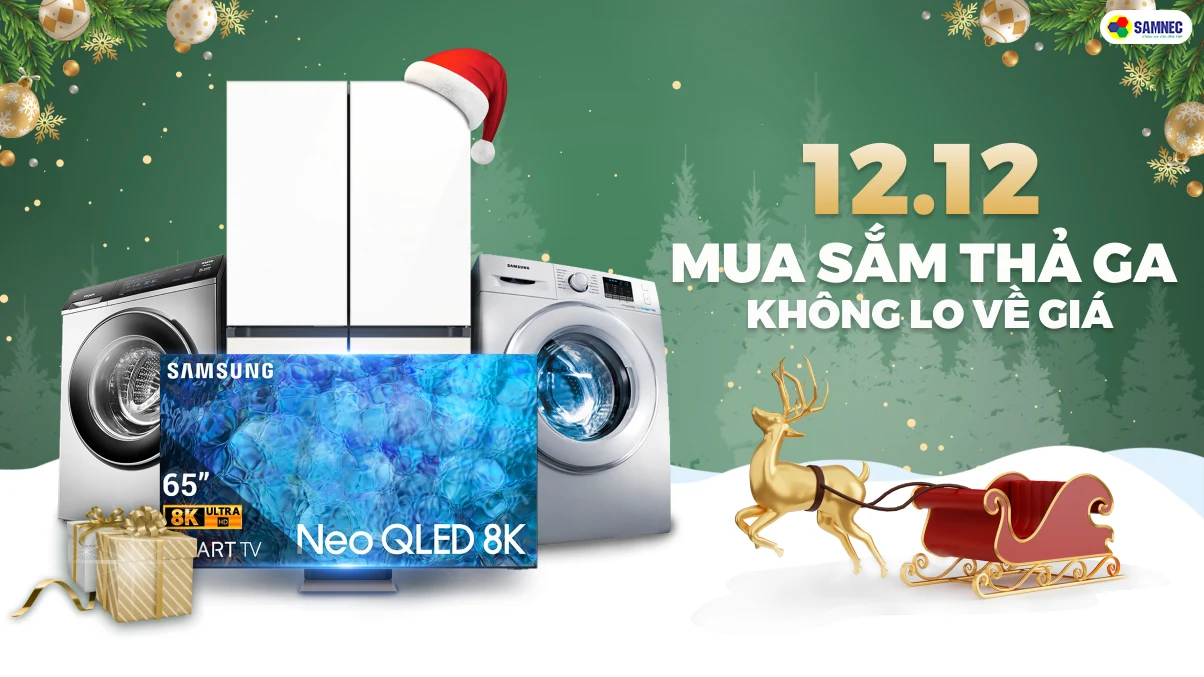 giảm giá ngày đôi 12 tháng 12 tivi, tủ lạnh, máy giặt