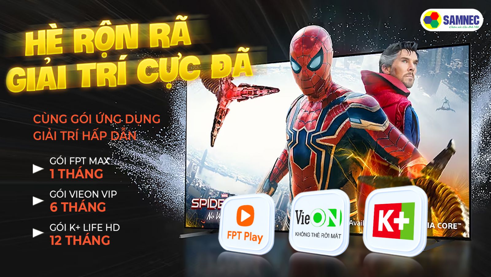 Chương trình khuyến mại Hè rộn rã giải trí cực đã dảnh riêng cho khách hàng mua tivi Sony