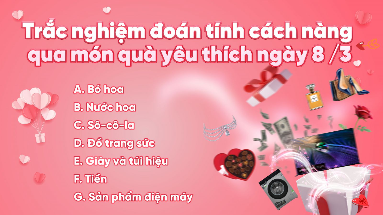 Trắc nghiệm đoán tính cách qua món quà