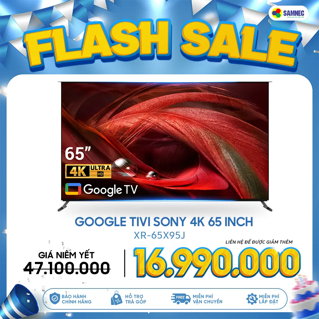 Giảm giá Halloween tivi Sony 65 inch X965J