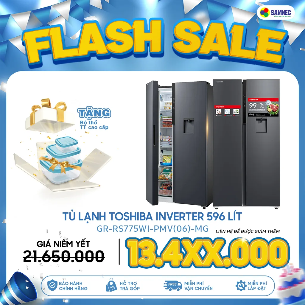 Giảm giá Halloween tủ lạnh Toshiba