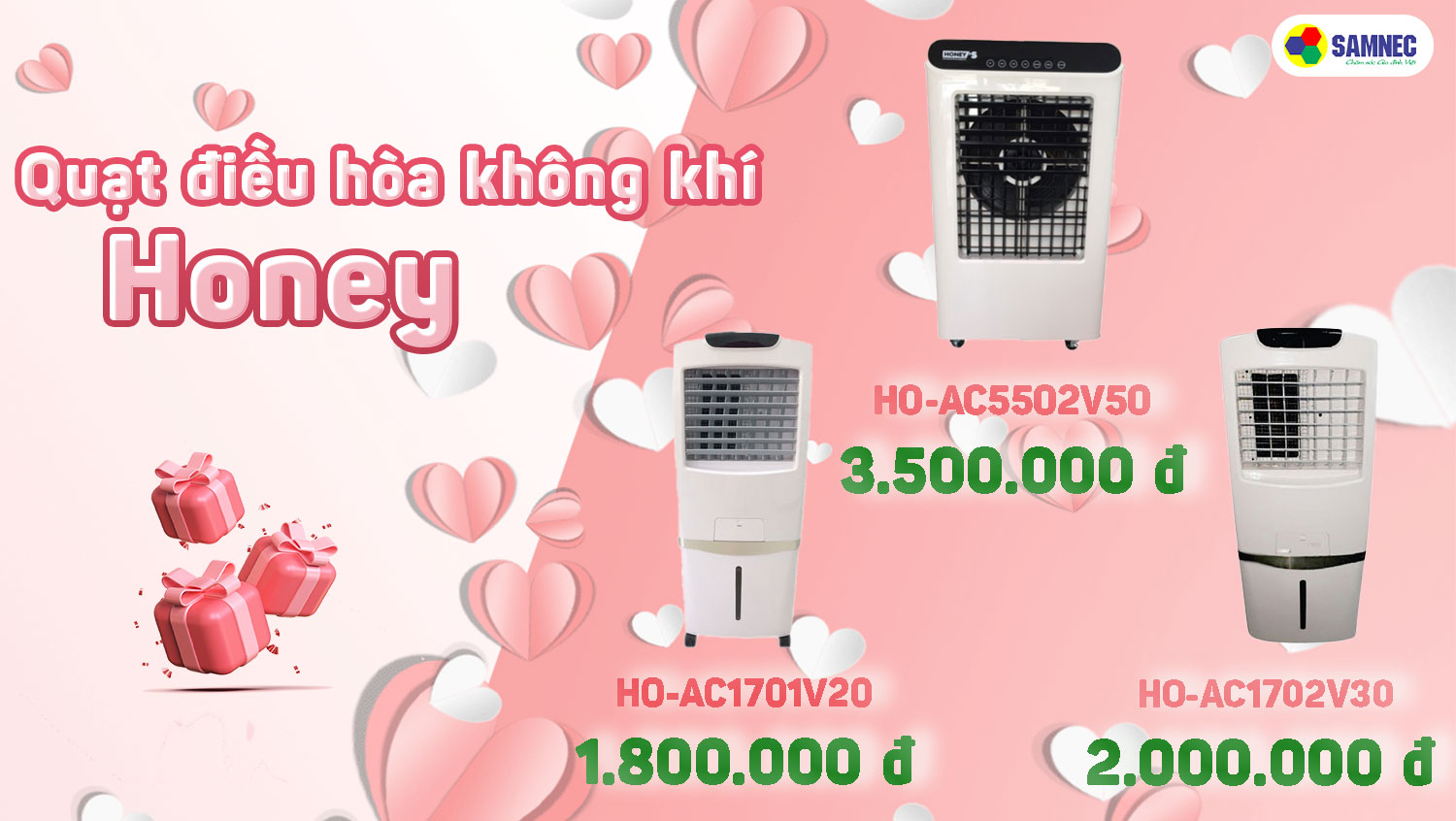 Khuyến mại 8/3 quạt điều hòa không khí