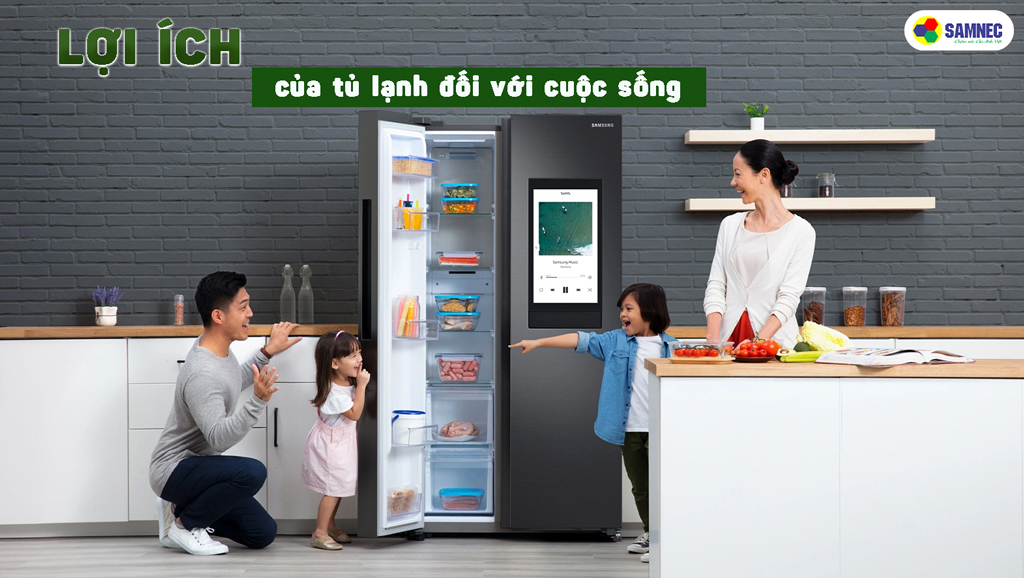 Lợi ích của tủ lạnh đối với cuộc sống