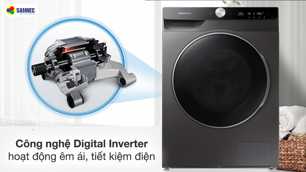 công nghệ tiết kiệm điện thông minh Digital Inverter trên máy giặt Samsung