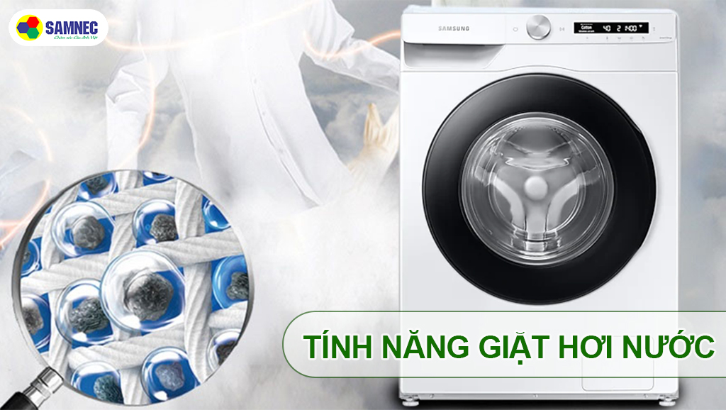 Máy giặt có tính năng giặt hơi nước
