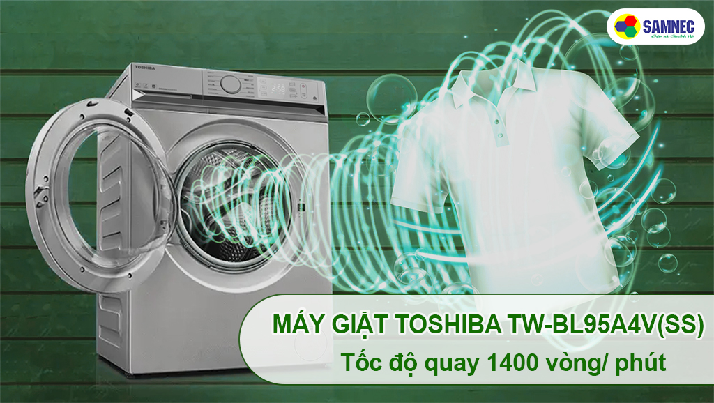 Máy giặt có tính năng vắt cực khô