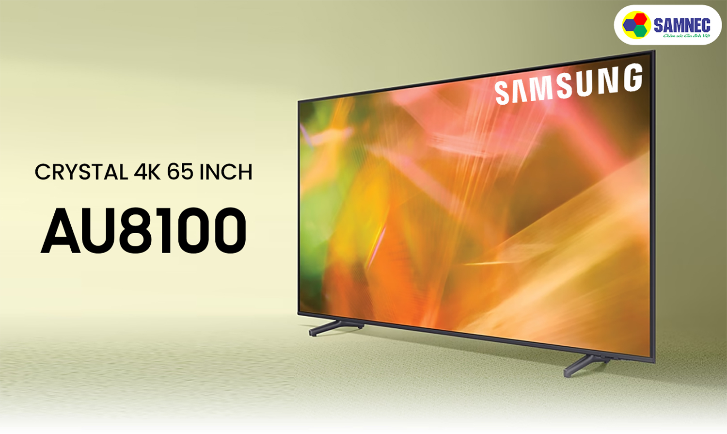 Smart Tivi Samsung Crystal 4K 65 inch AU8100 khuyến mại