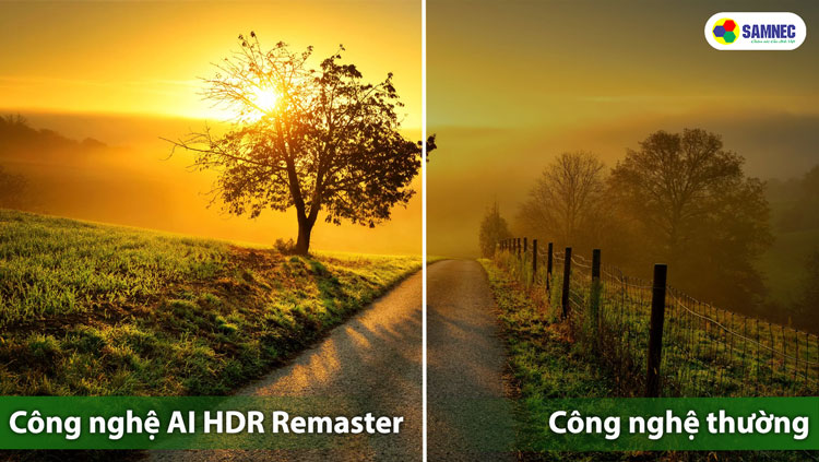 Công nghệ AI HDR trên tivi Samsung