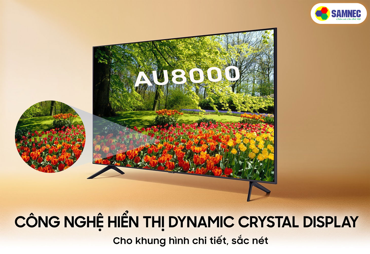 Công nghệ Dynamic Crystal Color trên tivi Samsung