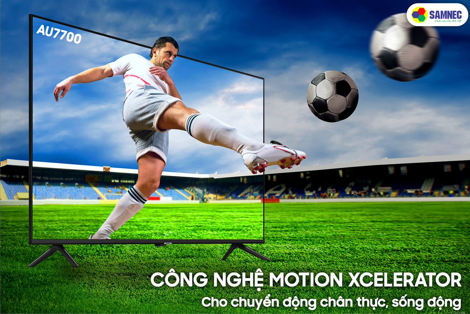 smart tivi samsung 4K có công nghệ làm mượt hình ảnh Motion Xcelerator
