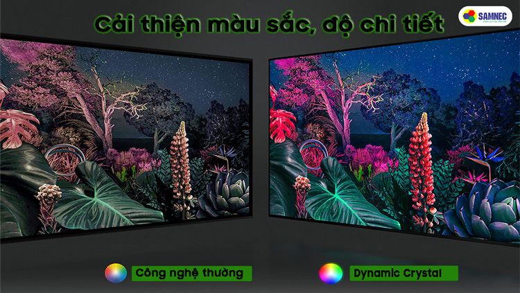 tivi Cu8500 có công nghệ màu Dynamic Crystal Color