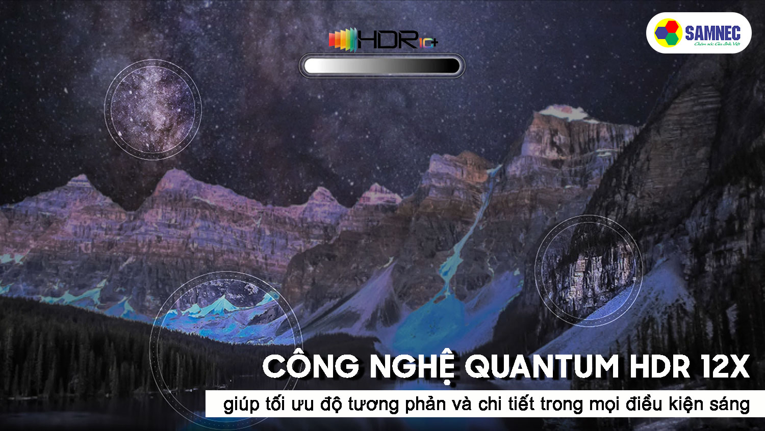 công nghệ Quantum HDR 12X trên tivi samsung Q80B