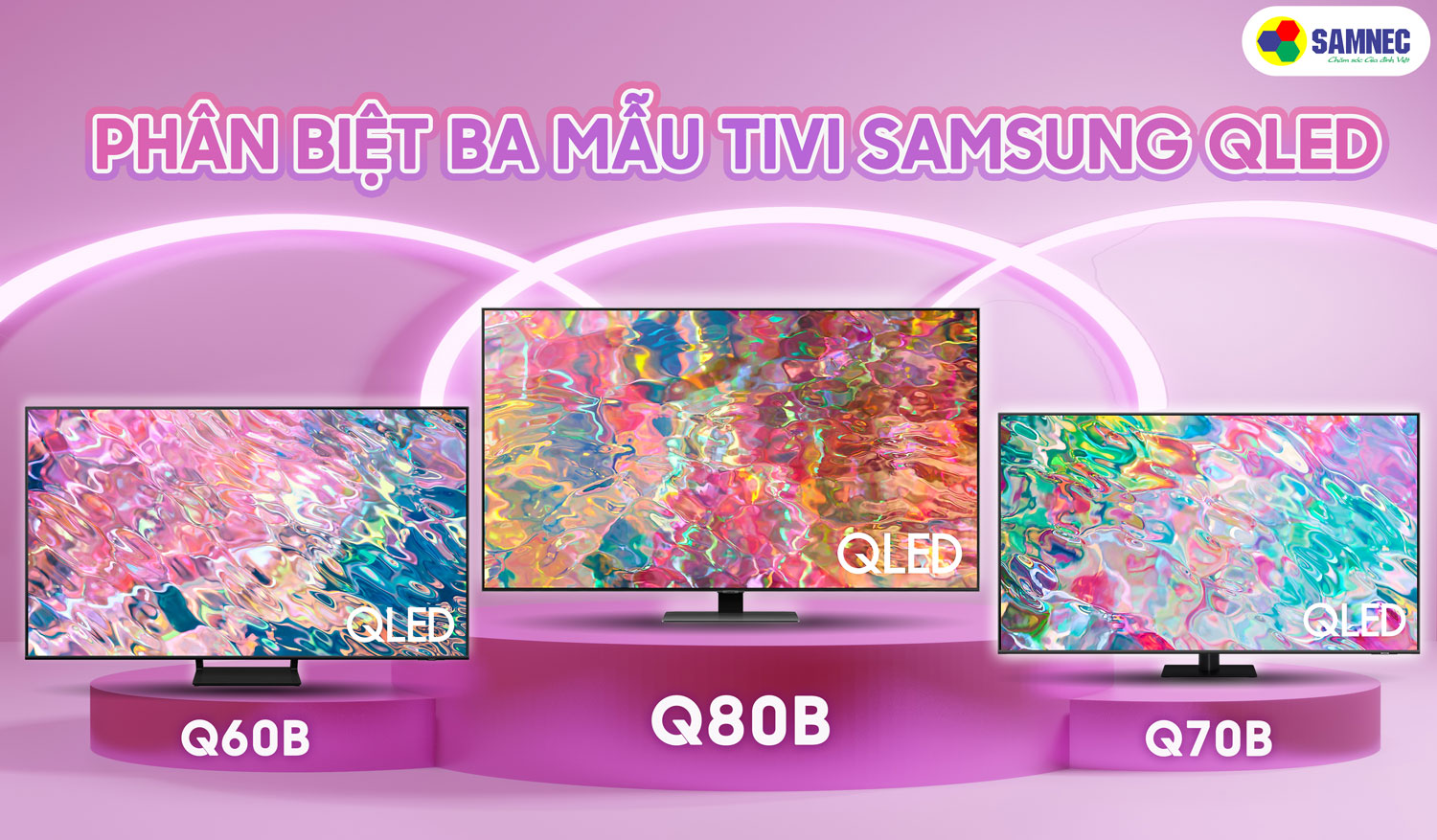 Phân biệt tivi Q60B, Q70B, Q80B