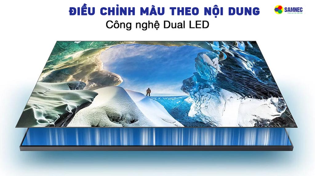 Công nghệ Duel Led trên tivi Samsung 55 inch