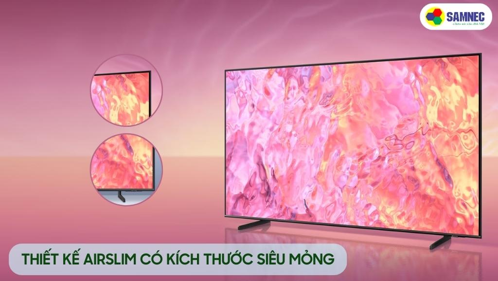 Thiết kế tivi 55 inch Samsung Q63C