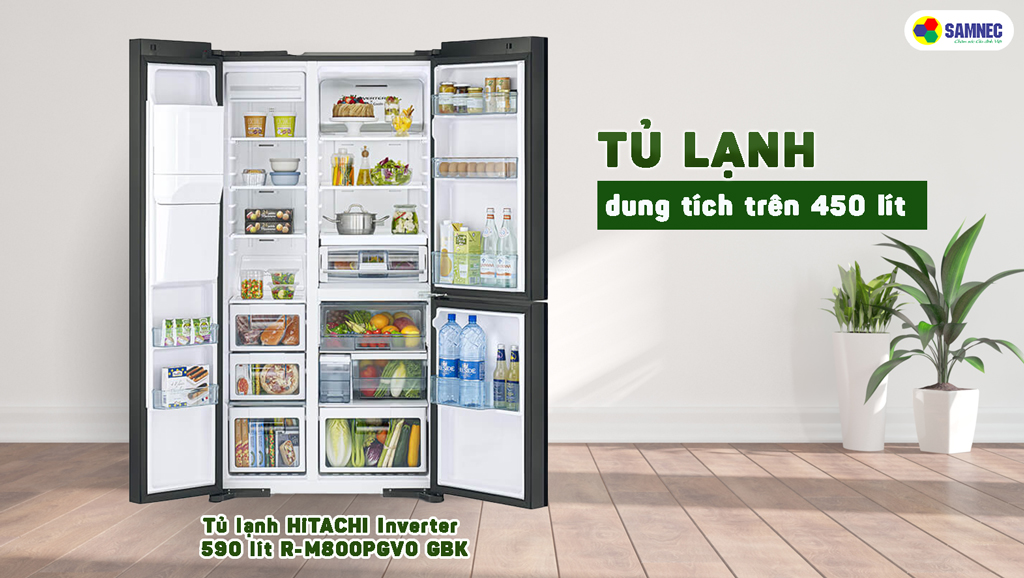 Tủ lạnh có dung tích trên 450 lít