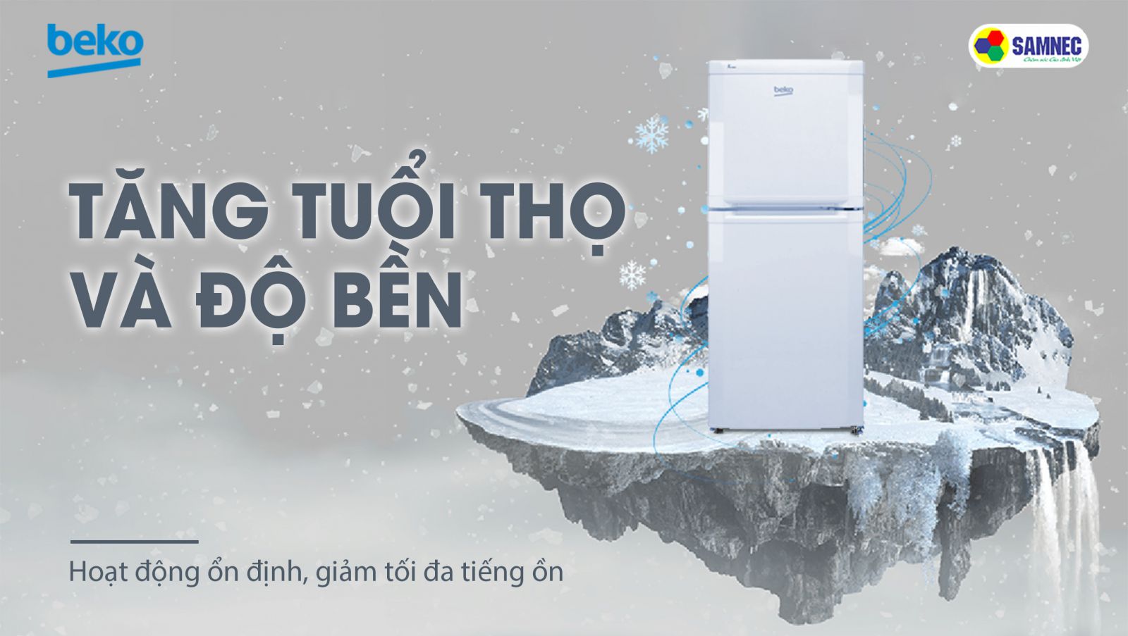 Tăng tuổi thọ và độ bền cho tủ lạnh Beko nhờ công nghệ tiết kiệm điện ProSmart Inverter