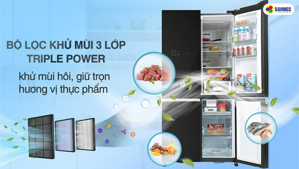 Tủ lạnh tốt có khả năng khử mùi tốt