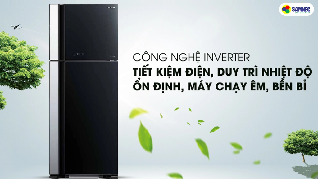 Công nghệ Inverter trên tủ lạnh Hitachi