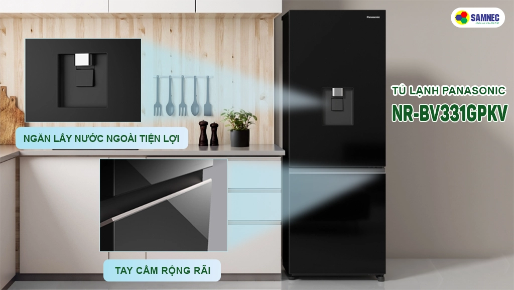 Tủ lạnh Panasonic Inverter 300 lít NR-BV331GPKV