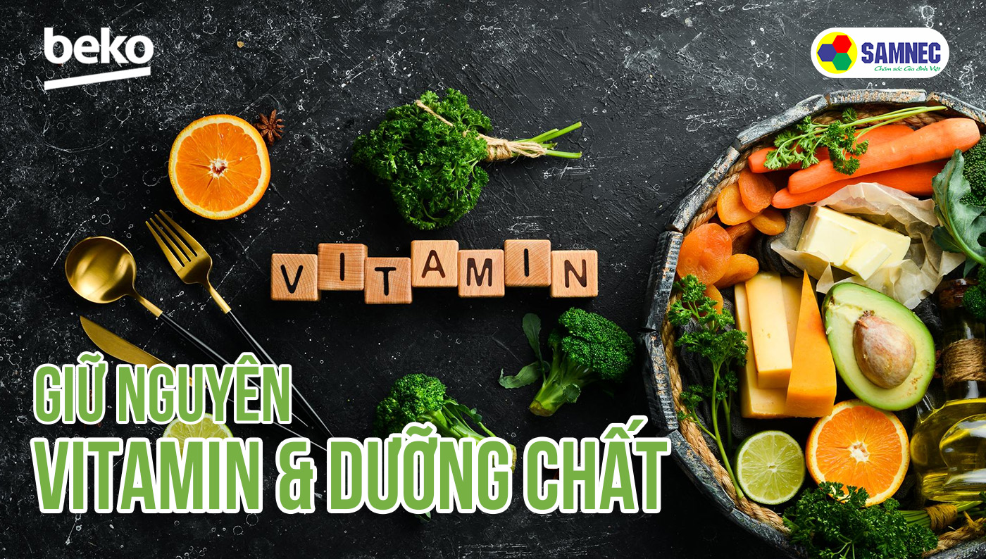 Ngăn điều ẩm EverFresh trên tủ lạnh Beko giúp thực phẩm giữ nguyên vitamin và dưỡng chất