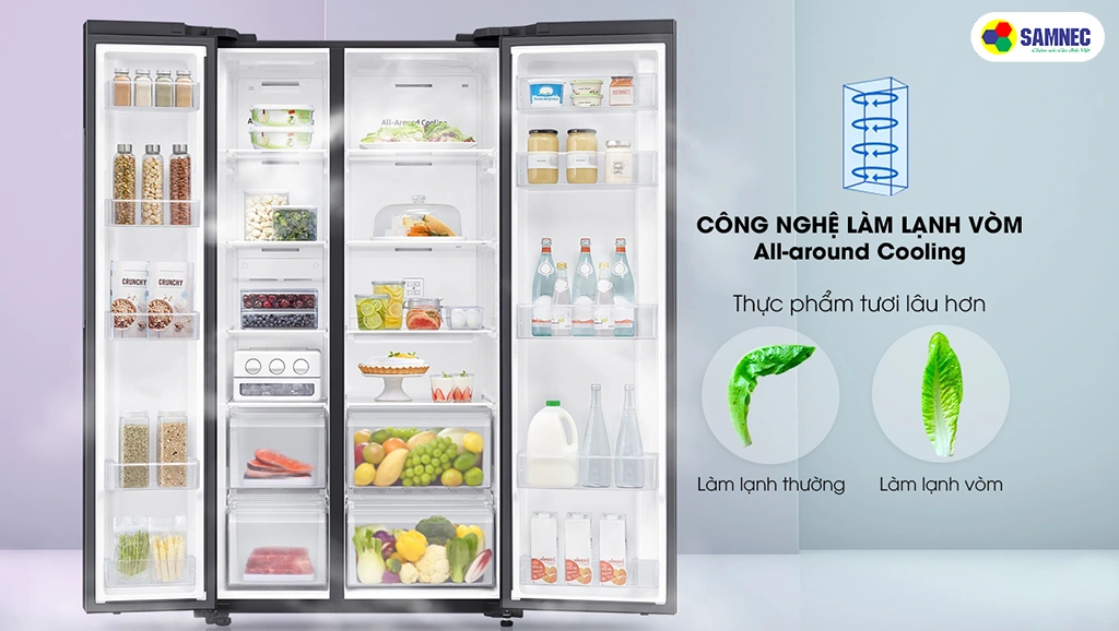 Tủ lạnh tốt có khả năng làm lạnh nhanh, độ lạnh sâu