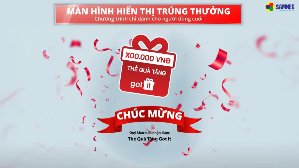 thông báo trúng thưởng chương trình COMBO ĐỔI MỚI và CÓ CŨ ĐỔI MỚI