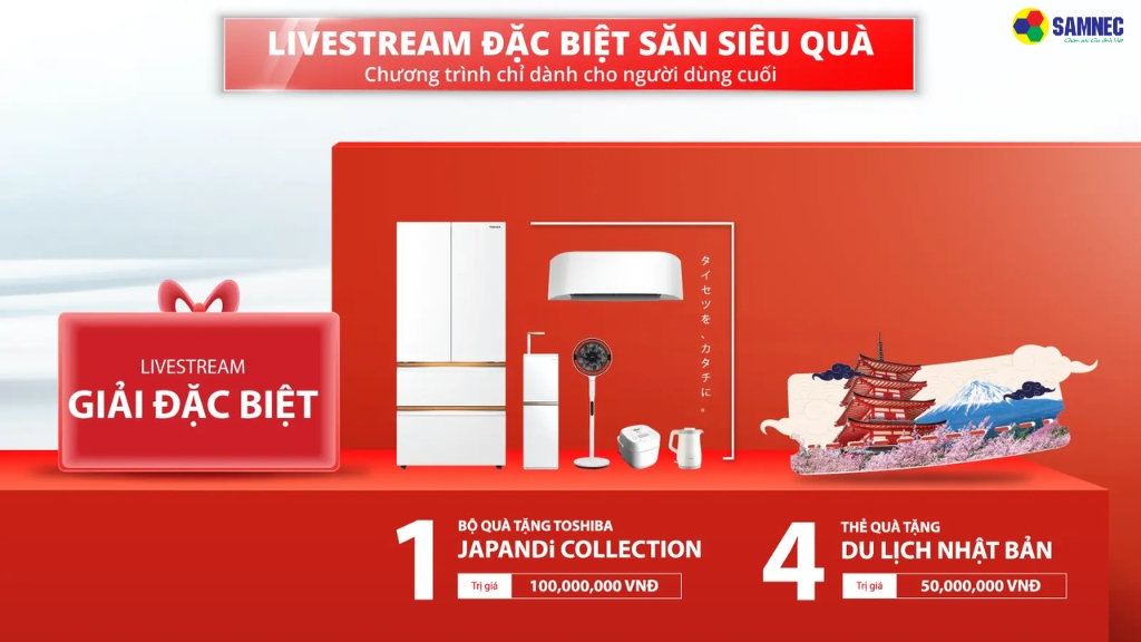 chương trình Livestream quay số giải đặc biệt