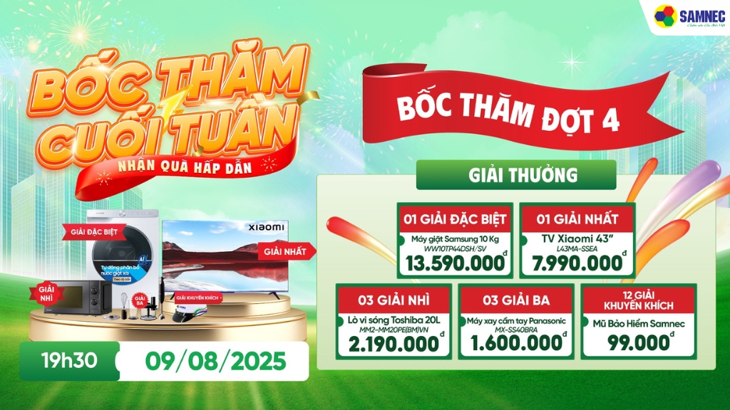 BỐC THĂM CUỐI TUẦN – NHẬN QUÀ HẤP DẪN
