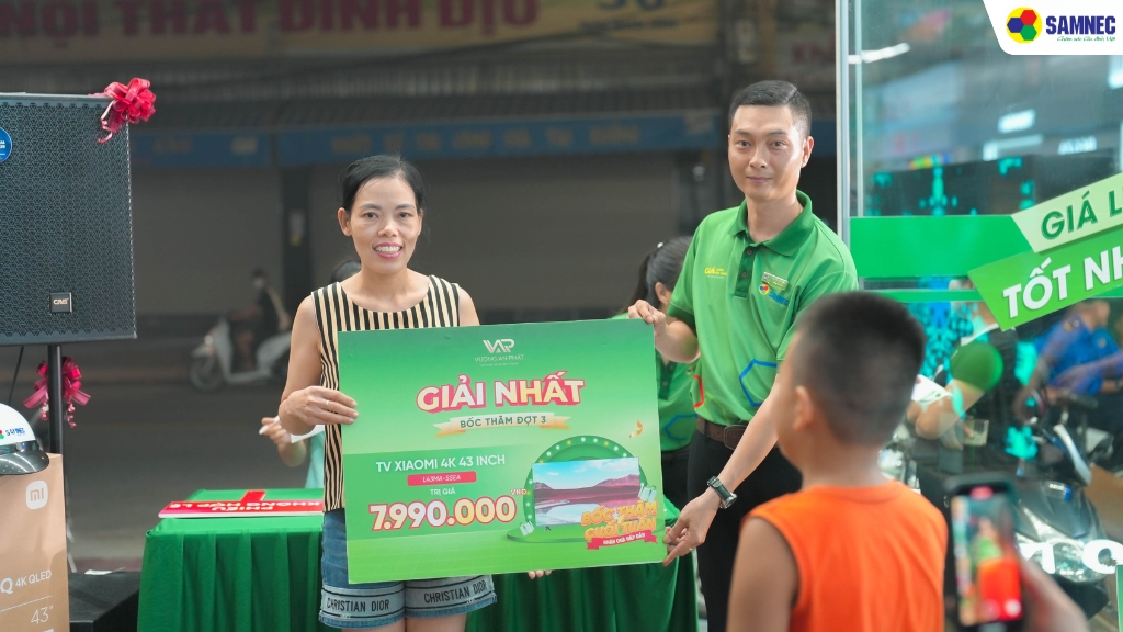 1 Giải nhất: Google Tivi A Pro 4K 43 inch Xiaomi 