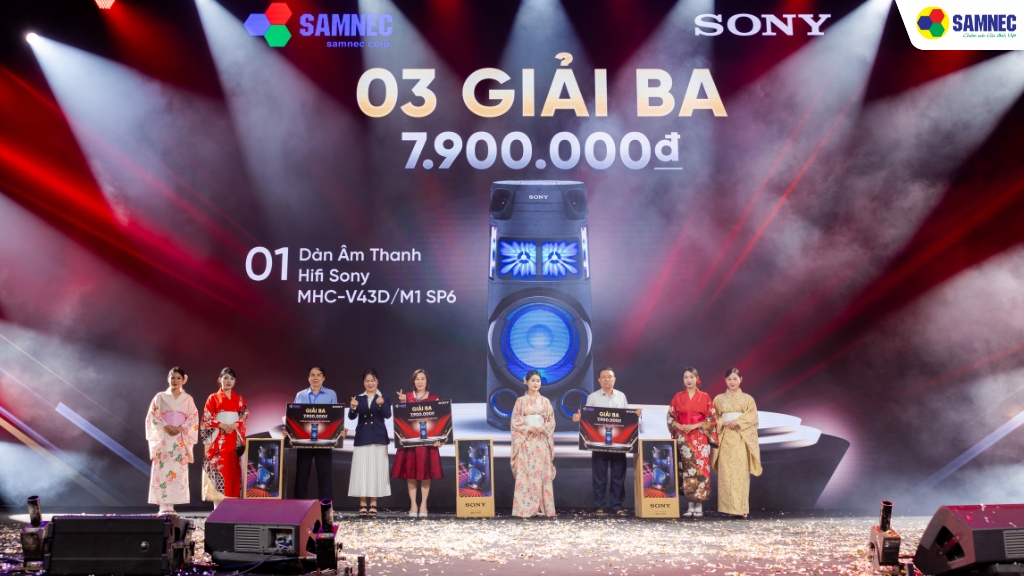 màn bốc thăm trúng thưởng với phần thưởng hấp dẫn