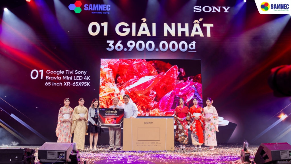 màn bốc thăm trúng thưởng với phần thưởng hấp dẫn