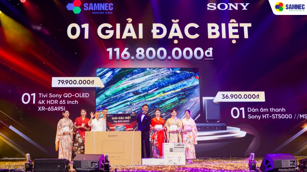 màn bốc thăm trúng thưởng với phần thưởng hấp dẫn