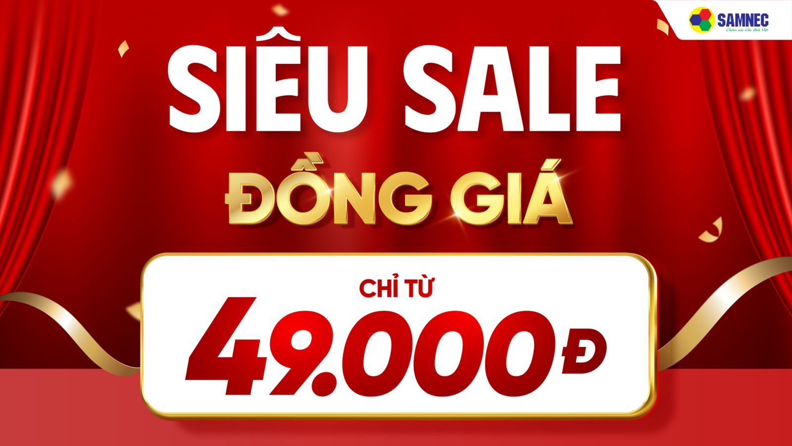 Siêu sale đồng giá chỉ từ 49K
