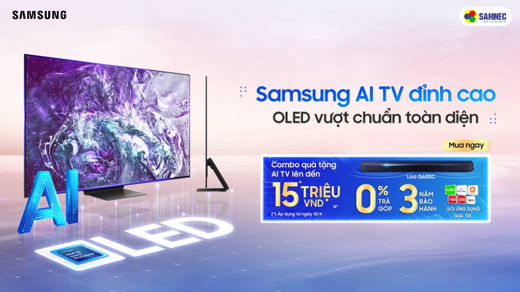 Nhận Ngay Khuyến Mại 3 Năm Bảo Hành Khi Mua Tivi Samsung Tại Samnec